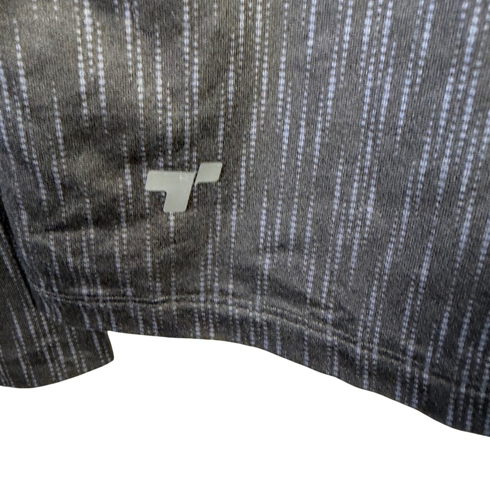 Terramar Climasense 2.0 Womens Black Striped Base Layer Top Thumbholes M - Picture 8 of 11